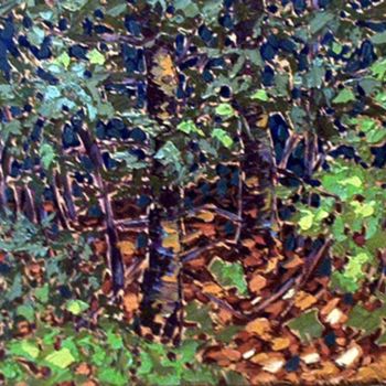 제목이 "evening forest"인 미술작품 Peter Crighton로, 원작, 기름