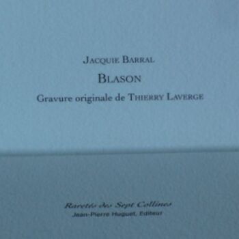 Malarstwo zatytułowany „livres rareté-Blaso…” autorstwa Thierry Laverge, Oryginalna praca