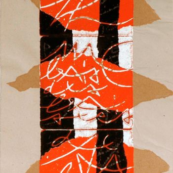 Druckgrafik mit dem Titel "cantica canticorum" von Thierry Laverge, Original-Kunstwerk