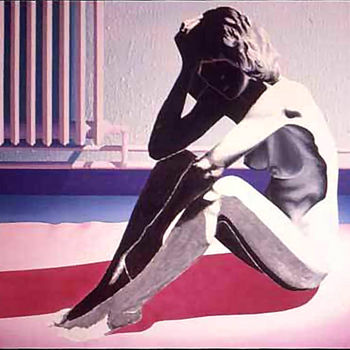 Pintura titulada "naked to the radiat…" por Lawrence, Obra de arte original
