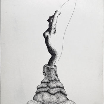 Drawing titled "the life" by Lawrence, Original Artwork, Graphite
