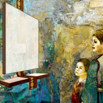 Arts numériques intitulée "Le tableau immaculé" par Layachi Hamidouche, Œuvre d'art originale, Travail numérique 2D