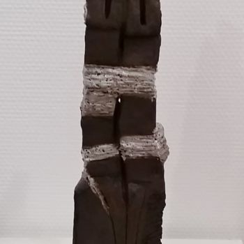 Skulptur mit dem Titel "couple" von Laydev, Original-Kunstwerk, Keramik