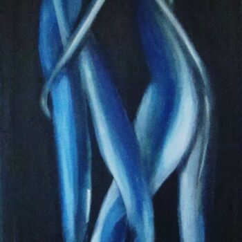 Peinture intitulée "Tendresse" par Laydev, Œuvre d'art originale, Acrylique