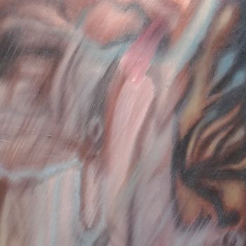 제목이 "Blurred vision"인 미술작품 Liliana Lazar로, 원작, 기름 나무 들것 프레임에 장착됨