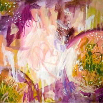 Картина под названием "Abstract Passion fr…" - Valerie Lazareva, Подлинное произведение искусства, Акрил