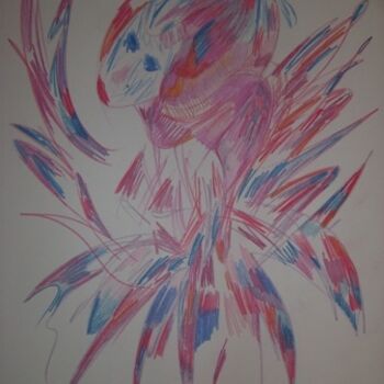 Drawing titled "ballerina" by Lazurskaya, Original Artwork