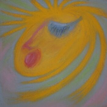 Drawing titled "sunshine" by Lazurskaya, Original Artwork