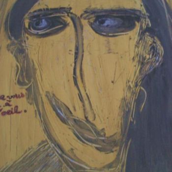 Peinture intitulée "ELLE VOUS A L'OEIL" par Lb2006         (Do You Like It ? ), Œuvre d'art originale, Huile