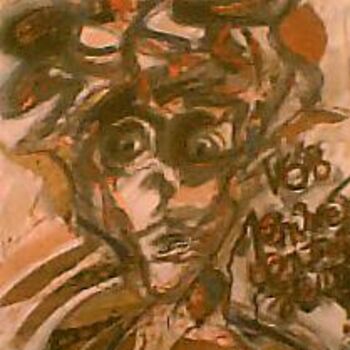 Painting titled "VOS PENSEES 2" by Lb2006         (Do You Like It ? ), Original Artwork, Oil