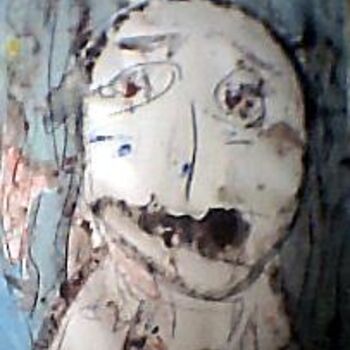 Peinture intitulée "LIFE 5 il souffre" par Lb2006         (Do You Like It ? ), Œuvre d'art originale, Huile
