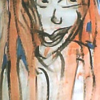 Malarstwo zatytułowany „LES LONGUES FEMMES 5” autorstwa Lb2006         (Do You Like It ? ), Oryginalna praca, Olej