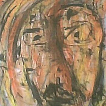 Peinture intitulée "UN VISAGE SANS TITRE" par Lb2006         (Do You Like It ? ), Œuvre d'art originale, Huile