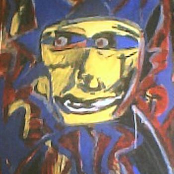 Painting titled "LE GENIE" by Lb2006         (Do You Like It ? ), Original Artwork, Oil