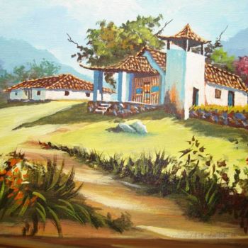 Painting titled "Chapel of Antonio S…" by Capy, Original Artwork