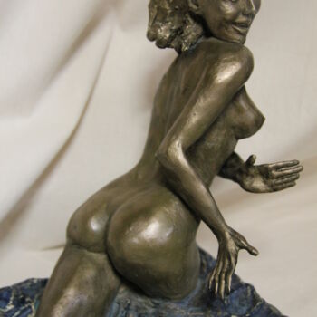Sculpture intitulée "JEUX D EAU" par Le Cann, Œuvre d'art originale, Bronze