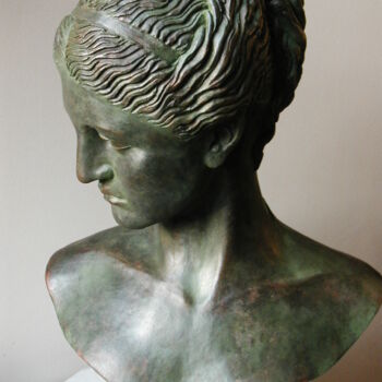 Rzeźba zatytułowany „"Aphrodite"” autorstwa Le Cann, Oryginalna praca, Brąz