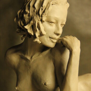 Rzeźba zatytułowany „ANGELIQUE” autorstwa Le Cann, Oryginalna praca, Brąz