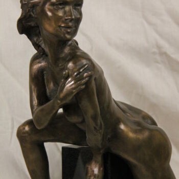 Sculpture titled ""LE RENDEZ VOUS" ..…" by Le Cann, Original Artwork, Bronze