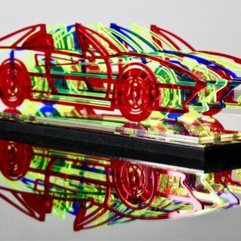 "FERRARI 308 GTS" başlıklı Heykel Lea Poncharal tarafından, Orijinal sanat, Plastik