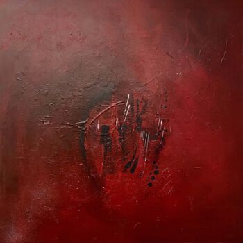"Red Door" başlıklı Tablo Léa Wilson tarafından, Orijinal sanat, Akrilik