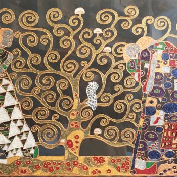 Pittura intitolato "L’albero-della-vita…" da Lead In Art, Opera d'arte originale, Altro