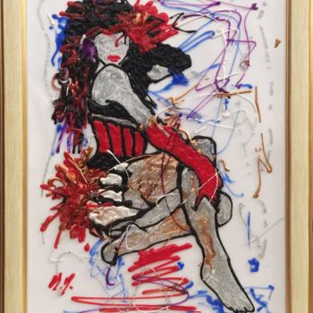 Pittura intitolato "burlesque.jpeg" da Lead In Art, Opera d'arte originale, Altro