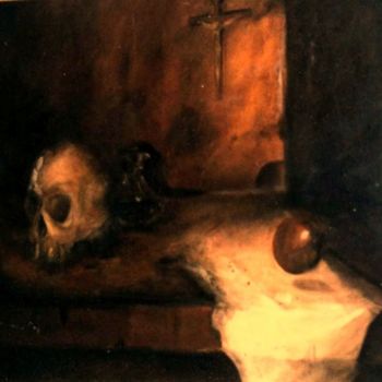 Pintura titulada "BODEGON" por Alexander Leal Cid, Obra de arte original, Oleo
