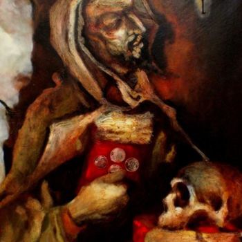 Картина под названием "ST.JUAN DE LA CRUZ" - Alexander Leal Cid, Подлинное произведение искусства, Масло