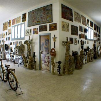 Escultura intitulada "galleria casa museo…" por Ezechiele Leandro (1905-1981), Obras de arte originais