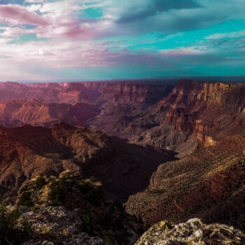 Photographie intitulée "Grand Canyon Nation…" par Leazzz, Œuvre d'art originale, Photographie numérique