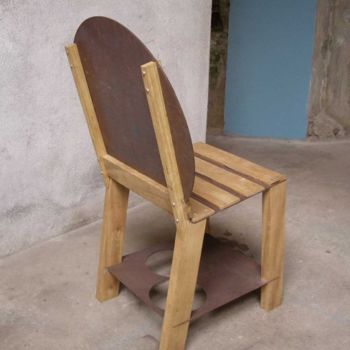 Design titled "chaise rond carré" by François Lebot, Original Artwork, Objects