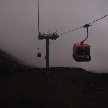 Photography titled "Funiculaire Etna" by Lecarlito, Original Artwork