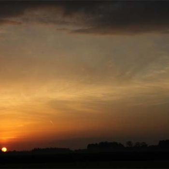 Fotografia intitolato "levé du soleil" da L'Écla, Opera d'arte originale