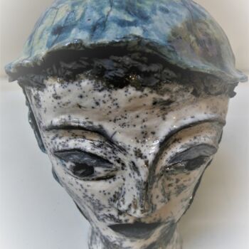 Skulptur mit dem Titel "relique Archéologiq…" von Daniel Le Curieux, Original-Kunstwerk, Keramik