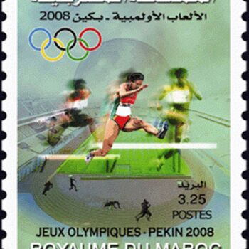 Installation titled "jeux olympiques 2008" by L.Edfouf, Original Artwork