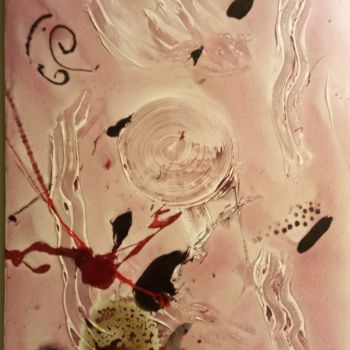 Painting titled "relief 02" by Desire Lefebvre, Original Artwork, Acrylic