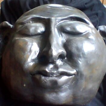 Sculpture titled "meditation" by Desire Lefebvre, Original Artwork, Clay