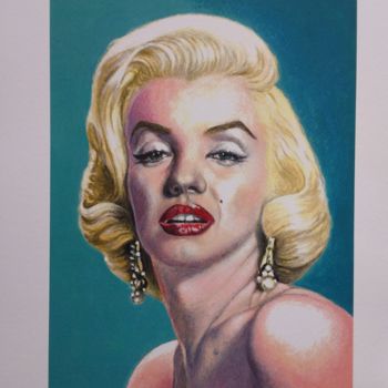 Peinture intitulée "Marilyn" par Jose-Rogerio Nadal, Œuvre d'art originale, Acrylique