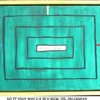 "do it your way2/4" başlıklı Tablo Left Hand Georges tarafından, Orijinal sanat