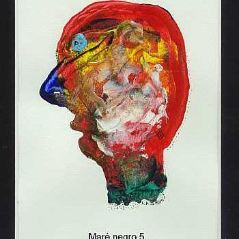 "mare negro 5" başlıklı Tablo Left Hand Georges tarafından, Orijinal sanat