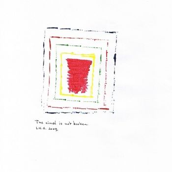 「the circel is not b…」というタイトルの絵画 Left Hand Georgesによって, オリジナルのアートワーク