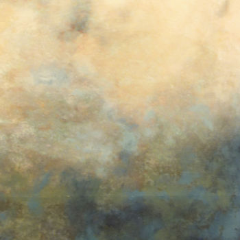 Malerei mit dem Titel "nuages-terre-02-201…" von Vincent Leger, Original-Kunstwerk, Öl