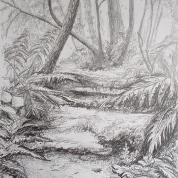 Drawing titled "D-F.A. 11" by Murielle Léger, Original Artwork