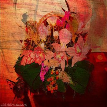 「FLOWERS」というタイトルのデジタルアーツ Lèia Bevilacquaによって, オリジナルのアートワーク, デジタル絵画