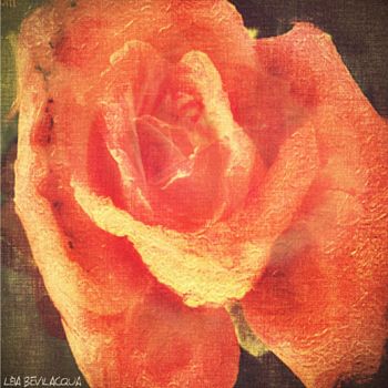 Digital Arts titled "RED ROSE" by Lèia Bevilacqua, Original Artwork, Digital Painting