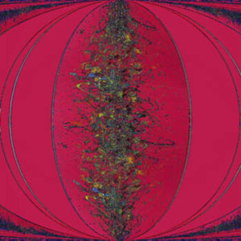 Digitale Kunst mit dem Titel "Genèse" von Leila Ameddah, Original-Kunstwerk