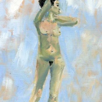 Картина под названием "Nudy Study" - Lelia Sorokina, Подлинное произведение искусства