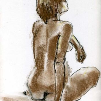 Картина под названием "Figure Study" - Lelia Sorokina, Подлинное произведение искусства