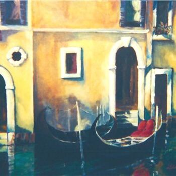 Painting titled "Venice" by Lelia, Original Artwork